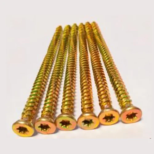 Torx pozi 6 nibs gul zink hi-lo tråd betongskruv